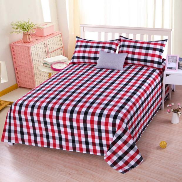 Tấm vải thô cũ đơn mảnh đôi mã hóa dày 2.0 m * 2.3 m vải lanh mùa hè mát mẻ xử lý giải phóng mặt bằng duy nhất drap bọc nệm