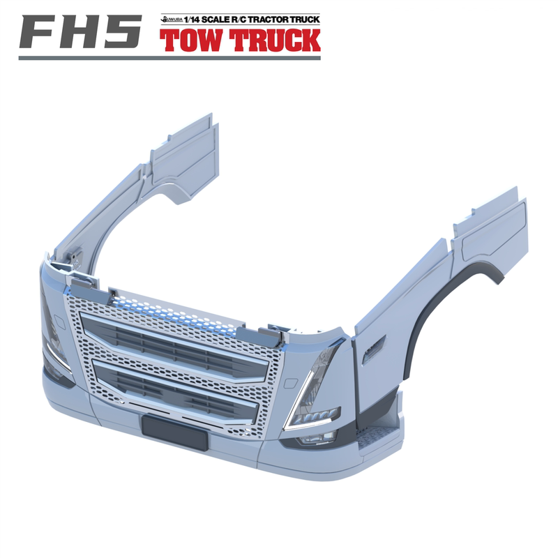 Tamiya Tractor Truck 1/14 Volvo Fh16 750-Fh5 New Chin Kit Giant Model