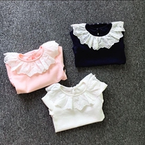 Baby girl base shirt baby top Female baby shirt long sleeve t-shirt 2020 spring and summer new princess childrens clothing 0-3 years old