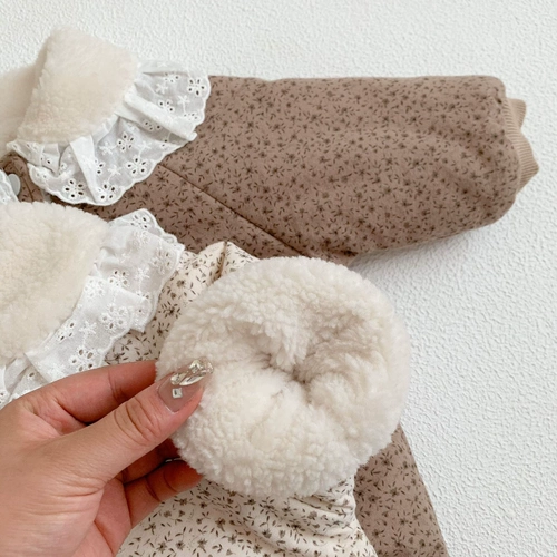 Брендовый детский демисезонный утепленный пуховик, стеганая детская зимняя куртка для принцессы для выхода на улицу