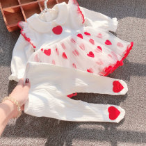 Baby dress Princess dress puffy gauze dress spring dress female baby 100 days old one-piece dress Korean version of foreign atmosphere summer