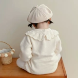 Детское трикотажное боди для девочек, свитер для принцессы, осеннее платье, зимний комплект, наряд на выход