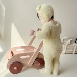 Брендовый детский осенний милый бархатный пуховик, реквизит для фотографии, плюшевый, с медвежатами, детская одежда