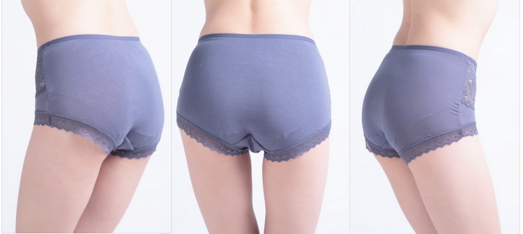 Mom XL ren béo cô gái cộng với béo Xiaotianer đồ lót nữ sợi tre Shu quần short eo cao cửa hàng đồ lót
