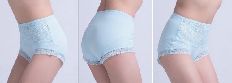 Mom XL ren béo cô gái cộng với béo Xiaotianer đồ lót nữ sợi tre Shu quần short eo cao cửa hàng đồ lót