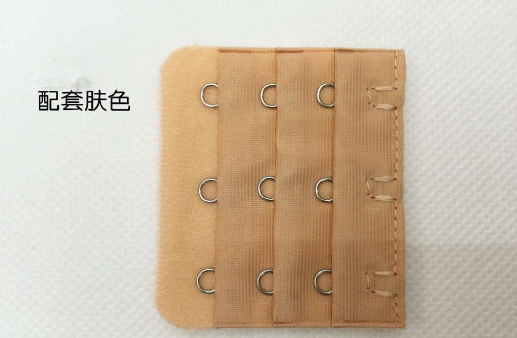 5 Gói Phụ nữ Tiêu chuẩn Lớn 3 Khóa Ba Hàng Ba Nút Áo ngực Khóa dài Đồ lót Mở rộng Áo ngực Khóa dài dây nối áo lót trong suốt