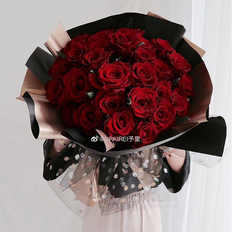 Hot-jewel Korean sweet flower gift bouquet packaging materials packaging paper florist packaging products yarn