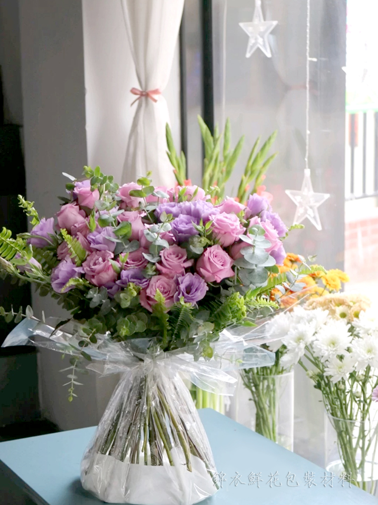 Flower bouquets Water retention cotton rolls Water storage fresh flowers packaging materials Flower shop water retention bag Flower mud flower arrangement