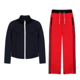 Демисезонный флисовый зимний танцующий спортивный модный комплект для спортзала, увеличенная толщина