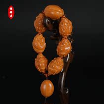 Zhoushan Mens Literature Play Eight Major Financial Gods Crystal Nucleus Olive Nuclear Core Sculptures Hand Strings Of Pure Hand Craftsmen