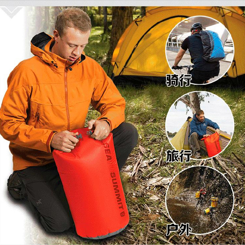 seatosummit upstream waterproof bag rafting waterproof bag portable outdoor water swimming large-capacity storage bag