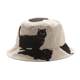 Hat girl spring and summer outdoor leisure sun hat cute cat cotton and hemp fisherman hat Korean versatile print hat man