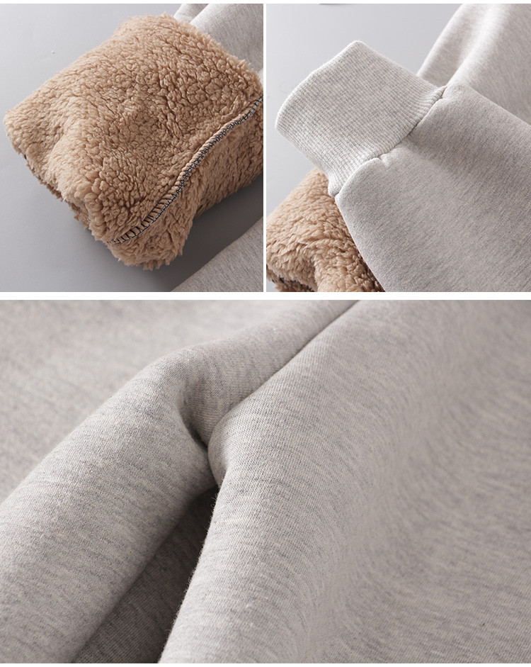 Cộng với quần nhung dày thể thao nữ mùa đông cỡ lớn chất béo MM lambs quần nhung ấm quần lỏng quần harem giản dị quần harem