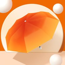 ins gentle downfall system ~ umbrella female sunny and rainy sun protection against UV sun umbrella resistant to sturdy net red umbrella