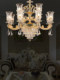European-Style All-Copper Crystal Chandelier, French-Style Villa Living Room Lamp, Luxurious Dining Room Study Light, Light Luxury Duplex Building Luxury Lighting Fixtures