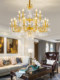 New European-Style Villa Duplex Large Chandelier, Living Room Crystal Chandelier, Grand French-Style Hall Light Luxury Staircase Lighting