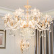 European-Style Light Luxury Crystal Chandelier for Living Room, Elegant Post-Modern Minimalist Crystal Lighting for Dining Room, Bedroom, and Study