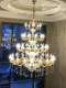 European-Style Light Luxury Villa Duplex Building Large Chandelier Mezzanine Living Room Crystal Lamp Open-Air Mezzanine Hotel Lobby Lighting Fixtures