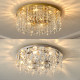 Postmodern Light Luxury Crystal Ceiling Lamp European Style Simple Dining Room Bedroom Lamp Living Room Study Stainless Steel New Lamp