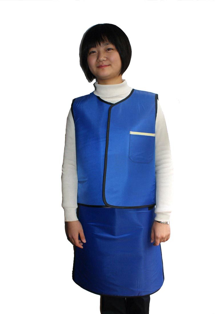 X-ray protection two-piece suit double-sided sleeveless anti-radiation lead clothes radiation protective clothes