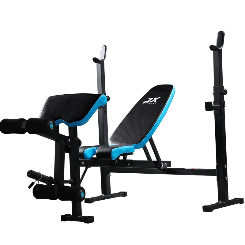 Junxia JX-DS610 Home exercise weightlifting bed bench press fitness equipment Flat push frame strength muscle equipment barbell