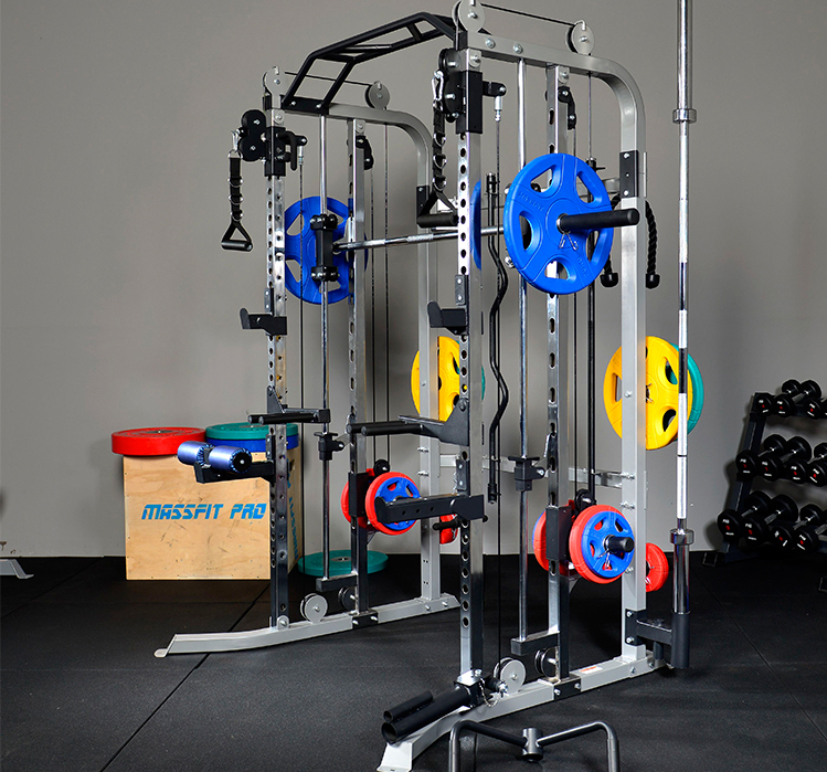 Gantry Integrated Trainer Smith Machine Safety Sleeper push deep squatting large flying bird double bar core trainer