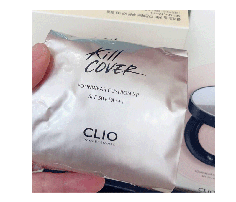 CLIO chính hãng Hàn Quốc 珂莱欧 液 kill cover air cushion BB cream che khuyết điểm trang điểm nude mới ma thuật gương nữ - Nền tảng chất lỏng / Stick Foundation cushion missha trắng