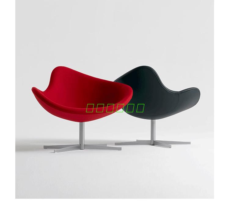 Thiết kế sáng tạo nội thất k2 ghế xoay / cafe khách sạn ghế tựa lưng thấp sofa da bò