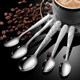 Extra small spoon stainless steel coffee spoon creative spoon small round spoon mini extra small spoon 7 cm 8CM seasoning spoon