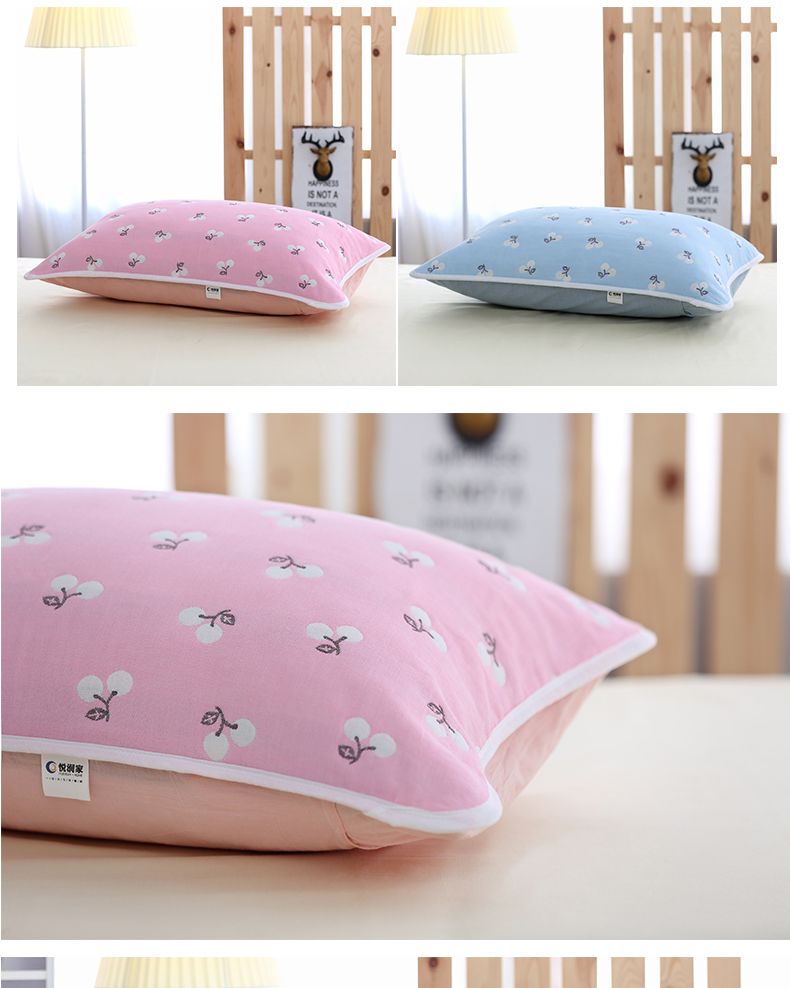 Áo choàng bằng vải bông sáu lớp gối chống bẹp đầu babymoov