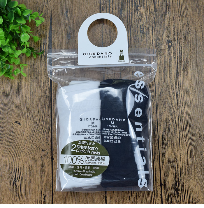 Giordano áo sơ mi nam hai mảnh cotton màu rắn hoang dã cổ chữ U vest mỏng áo khoác nam thu đông