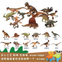 Simulation animal set dinosaur model Jurassic world toy solid Tyrannosaurus Rex ornaments Stegosaurus ankysaurus