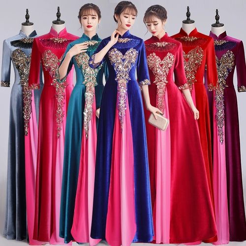 Костюм, длинная юбка, бархатное платье, по фигуре