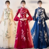 Сценический подарок для взрослых женская длинная юбка 2024 Новое хор костюм вечеринка хор вечернее платье для дома костюм женщины женщины