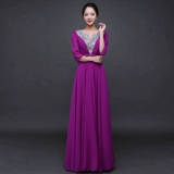 Костюм для матери, длинная юбка, лонгслив, с рукавом