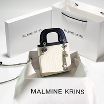 Hong Kong MK genuine leather handbag Pack woman Summer 2022 New advanced senses Texture Small Crowdfold Chain Slanted Satchel