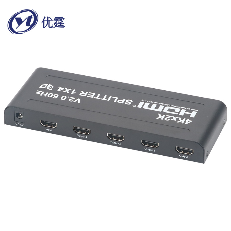 Uting 2 0HDMI Dispenser 10% Four 4K60HZ Split Screen Instrumental Notebook High-definition Film Pick Up