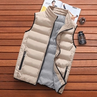 Áo khoác cotton nam không tay 2018 mùa đông mới phiên bản Hàn Quốc đẹp trai áo khoác cotton xu hướng quần áo vest nam áo khoác gile nam