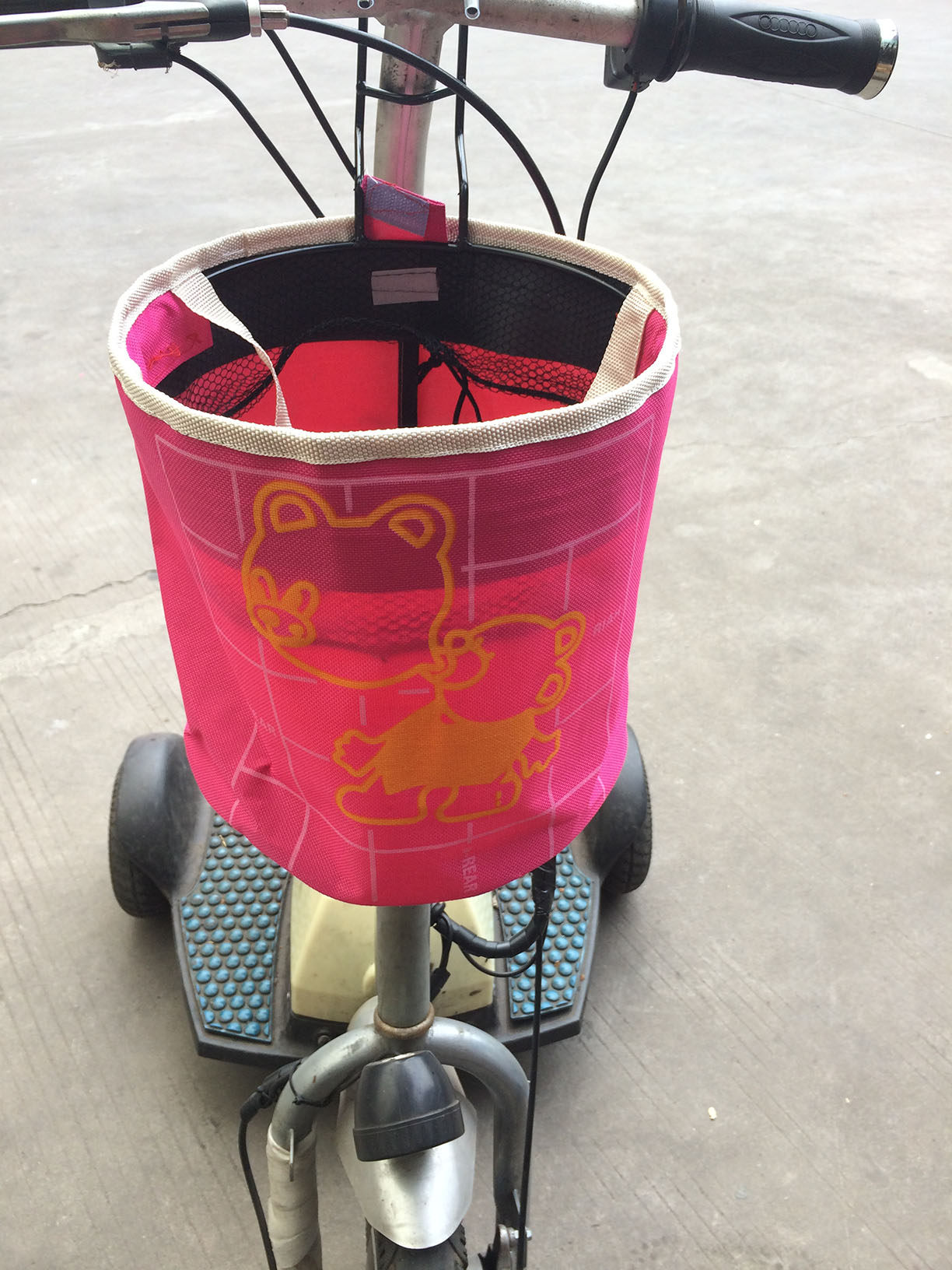 Panier pour vélo en toile - Ref 2260589 Image 7