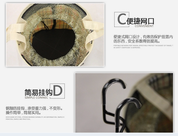 Panier pour vélo en toile - Ref 2260589 Image 8