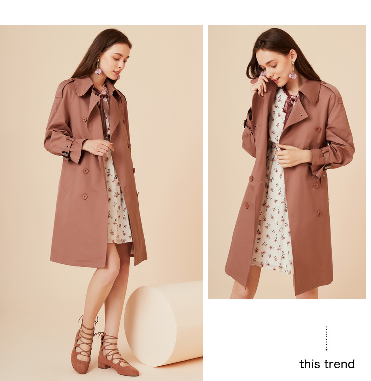Trench pour femme      en Coton - Ref 3227929 Image 30