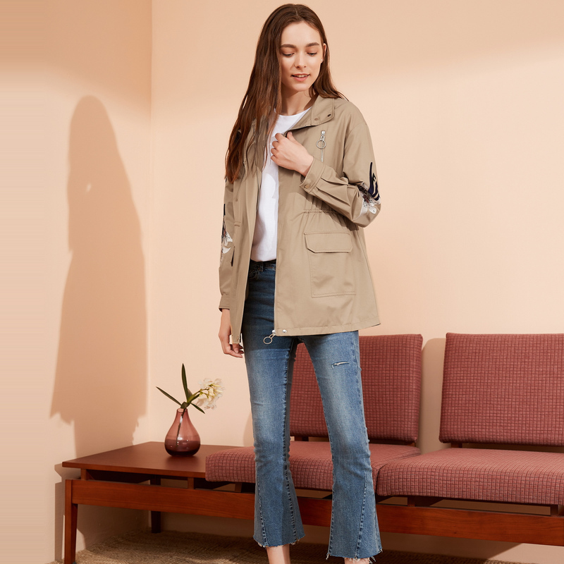 Trench pour femme      en Coton - Ref 3226917 Image 4