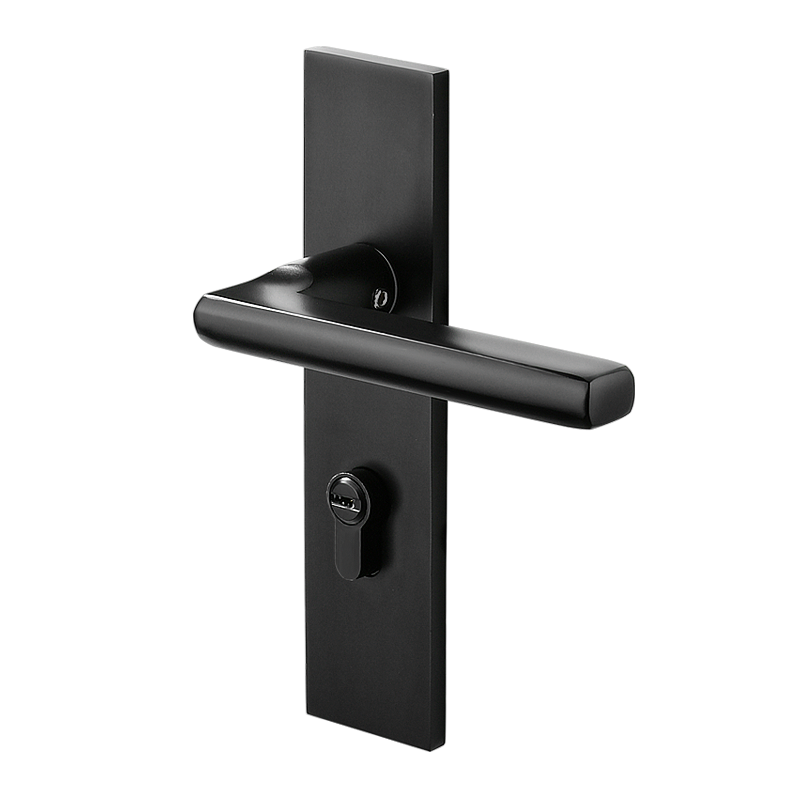 Good Door Lock Indoor Home Door Lock Bedroom Black Door Handle Mute