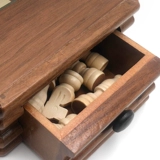 Большие шахматы для начинающих из натурального дерева