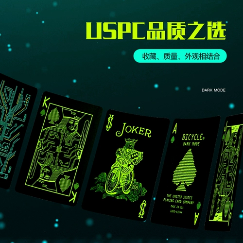 Велосипедная велосипедная покер покер покер импорт Bubin Collection Цветочная вырезка волшебная карта Tide Pissing Gift Night Model