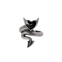 British A brand Alchemy Dark Gothic Retro R248 Devil Heart Devil Heart Ring Ring