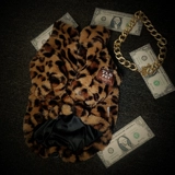 Pet Leopard Pattern осень и зимние розетки плюшевая скот кошка Bull Cat Golden Hair Alaska Cardigan две юбки