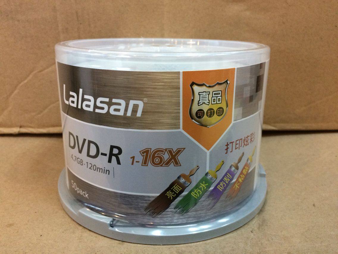 DVD prints Lara Mountain high brightness Wang color DVD-R bucket can print blank flat disc