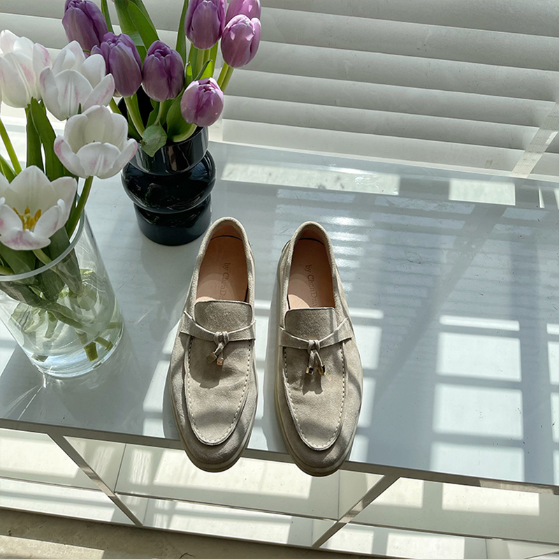 Handmade Shoes by Chendan Chen Dan Women's Shoes @Old Money Style Loafers Pointed Toe Women's Flats Soft Genuine Leather Sweat-Absorbent Handmade Shoes by Chendan Chen Dan Women's Shoes @Old Money Style Loafers Pointed Toe Women's Flats Soft Genuine Leather Sweat-Absorbent