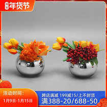Red fruit simulation flower Tulip fake flower Berry flower ball hydrangeas shooting props model room soft decoration
